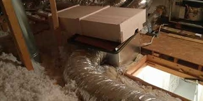 Bedroom Zone - Original Condition Overview from Attic